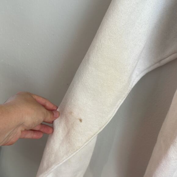 Vintage Embroidered New York City Big Apple skyline crewneck sweatshirt sz XL - Picture 8 of 8